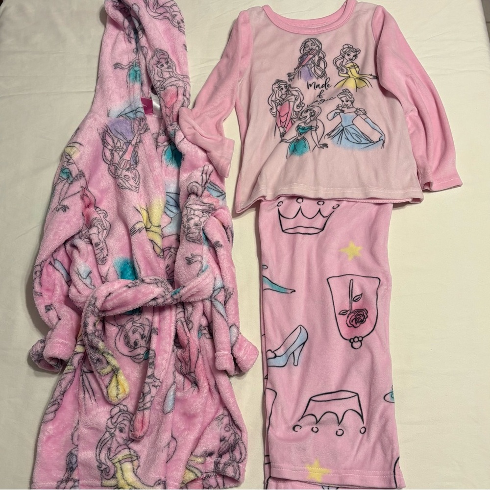 Disney Princess themed 3-piece pajama set